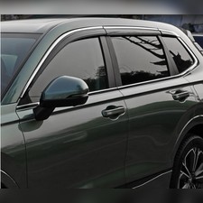 Дефлекторы, ветровики окон с нержавеющим молдингом Honda CR-V 6 2023+ (6 частей)