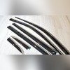 Дефлекторы, ветровики окон с нержавеющим молдингом Honda CR-V 6 2023+ (6 частей)