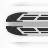 Пороги, подножки, ступени Nissan Terrano 2014-нв, модель "Corund Silver"