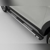 Пороги, подножки, ступени (короткая база) Toyota ProAce 2016-нв, модель "Emerald Black"