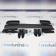 Рейлинги Toyota Rav 4 2015-2019 Черные (копия оригинала OEM Stile)