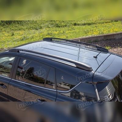 Рейлинги Toyota Rav 4 2015-2019 Черные (копия оригинала OEM Stile)