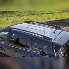 Рейлинги Toyota Rav 4 2015-2019 Черные (копия оригинала OEM Stile)