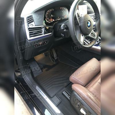 Ковры салона BMW X7 2018-нв "3D LUX" (комплект), аналог ковров WeatherTech (США) "7 мест"