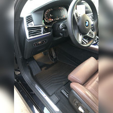 Ковры салона BMW X7 2018-нв "3D LUX" (комплект), аналог ковров WeatherTech (США) "7 мест"