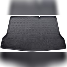 Коврик в багажник (черный) для Nissan Tiida (C13) (HB) (2015)