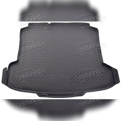 Коврик в багажник (черный) для Volkswagen Polo (SD) 2010-2020