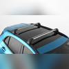 Багажник BMW X3 2019 - нв, на интегрированные рейлинги с замком, модель "Turtle Air 2"