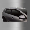 Дефлекторы, ветровики окон Renault Koleos 2017 - нв , комплект из 6-ти частей (темные)