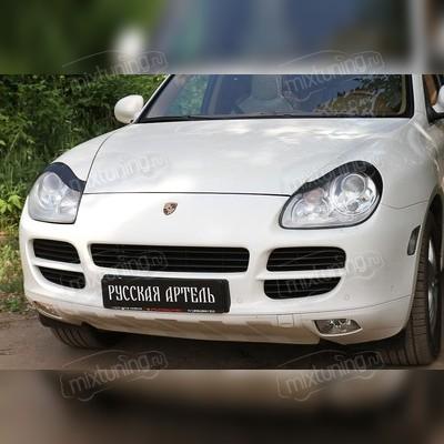 Реснички на фары для Porsche Cayenne 957 (2007-2009) | окантовка