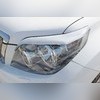 Накладки на передние фары (реснички) Toyota LC Prado 150 2009-2013