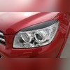 Накладки на передние фары (реснички) Toyota Rav4 2006-2010