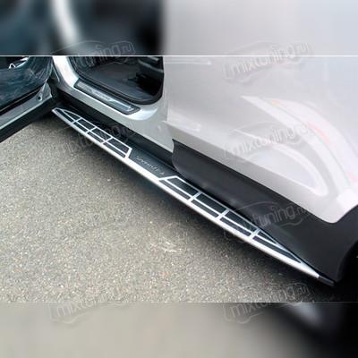 Комплект порогов Hyundai Grand Santa-Fe 2013 - 2018 (копия оригинала - OEM Style)