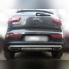 Накладка заднего бампера Kia Sportage 2010 - 2016