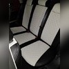 Авточехлы экокожа-ромб Ford Mondeo V 2015-нв (комплектация Titanium)