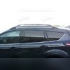 Рейлинги алюминиевые Ford Fusion (черные)