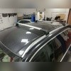 Поперечины на интегрированные рейлинги с замком SKYBAR V2 (аэродинамические,Cеребристые)