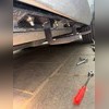 Подножки, подножки. ступени на Toyota RAV 4 (XA50) 2019-2025 OE Style (с надписью RAV 4) Серебристые