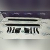Комплект порогов Toyota Land Cruiser 300 2021-нв (копия оригинала - OEM STYLE) белый перламутр