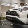 Накладки на решетку радиатора Toyota Rav 4 2019- нв (окантовка) полированная нержавеющая сталь