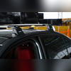 Багажник аэродинамический на крышу Opel Combo 2018-нв, "Air 3 SILVER"