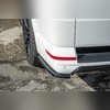 Элероны на задний бампер Volkswagen T6.1 Transporter 2020-2025 (2 части) чёрный
