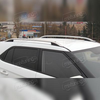 Рейлинги продольные Lada (ВАЗ) Xray 2015 - нв (серебристые)