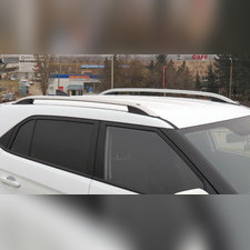 Рейлинги продольные Lada (ВАЗ) Xray 2015 - нв (серебристые)