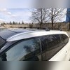 Поперечины на штатные рейлинги Toyota Highlander IV (U70) 2019-нв (OEM) черные С ЗАМКОМ