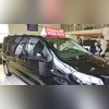 Рейлинги на крышу, продольные Citroen SpaceTourer 2016- нв, короткая база L2 (черные)