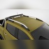 Рейлинги на Volkswagen Amarok, модель "Falcon Silver" с задней поперечиной