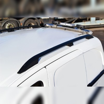 Рейлинги Ford Transit/Custom длинная база, модель Crown Black (установка в штатные места)