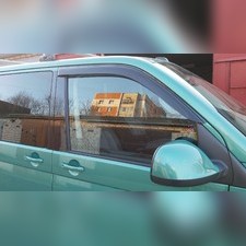 Дефлекторы, ветровики окон Volkswagen T5 Multivan 2003-2015 (темные) 2 шт