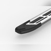 Пороги, подножки, ступени Skoda Yeti 2009 - 2018, модель "Corund Silver"