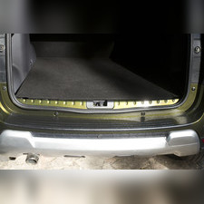 Накладка на задний бампер Вариант 3 Renault Duster 2015-2020