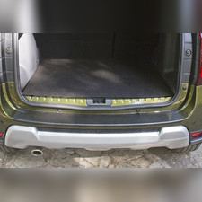 Накладка на задний бампер Вариант 4 Renault Duster 2015-2020