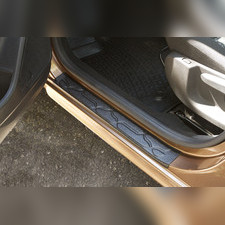 Накладки на внутренние пороги дверей Lada Xray 2016-н.в.