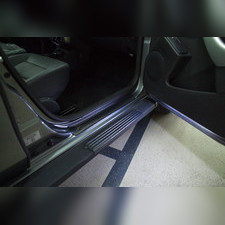 Накладки на внутренние пороги дверей(4 шт.) Nissan Terrano 2014-н.в.