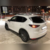 Багажник на штатные интегрированные рейлинги Mazda CX5 2017-нв, (серебристые)