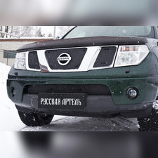 Зимняя заглушка решетки радиатора и переднего бампера Nissan Pathfinder 2004-2010 (R51)
