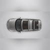 Поперечины аэродинамические на рейлинги для Land Rover Discovery 5 (серебро)