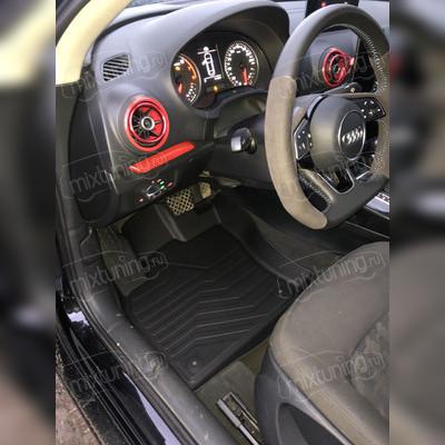 Ковры салона Audi A3 2012 - нв, "3D Lux", аналог ковров WeatherTech (США)
