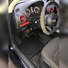 Ковры салона Audi A3 2012 - нв, "3D Lux", аналог ковров WeatherTech (США)