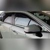 Дефлекторы окон Toyota Rav 4 2019-нв с нержавеющим молдингом 6 частей original