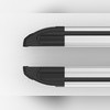 Пороги, подножки, ступени Citroen C-Crosser 2007 - 2013, модель "BRILLIANT SILVER"
