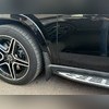 Брызговики Mercedes GLS W167 2020- (OEM) для автомобилей с порогами и крашенными арками