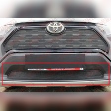 Защита радиатора нижняя, модель "Стандарт черная" Toyota Rav 4 2019-нв