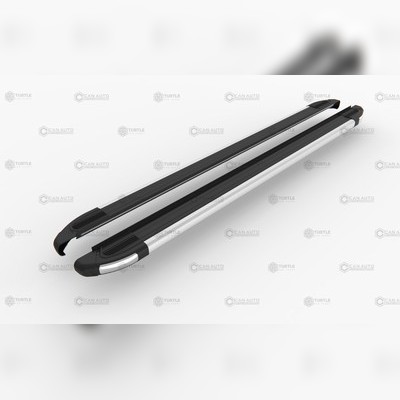 Пороги, подножки, ступени Skoda Kodiaq 2016 - нв, модель "BRILLIANT BLACK"