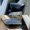 Накладки на зеркала BMW 3 G20 / G28 2018+ (чёрный глянец)