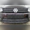 Защита радиатора верхняя Volkswagen Caddy 2015-н.в. стандартная черная